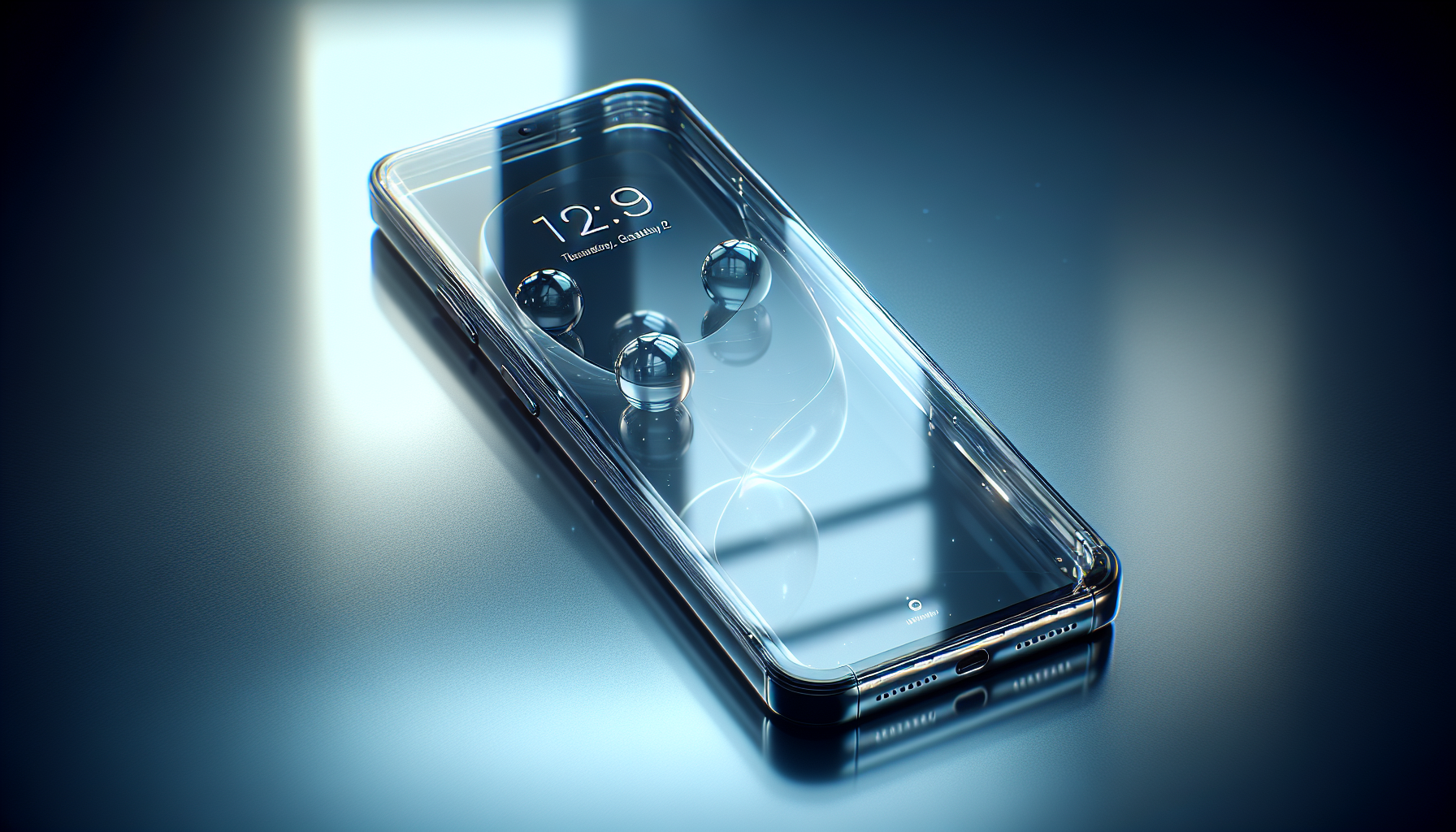 Przezroczysty telefon
